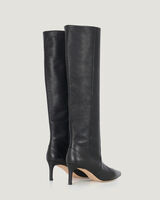 HYGIE KNEE HIGH POINTED LEATHER BOOTS  image number null