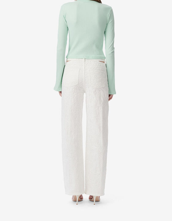 T-SHIRT C&Ocirc;TEL&Eacute; COL ROND