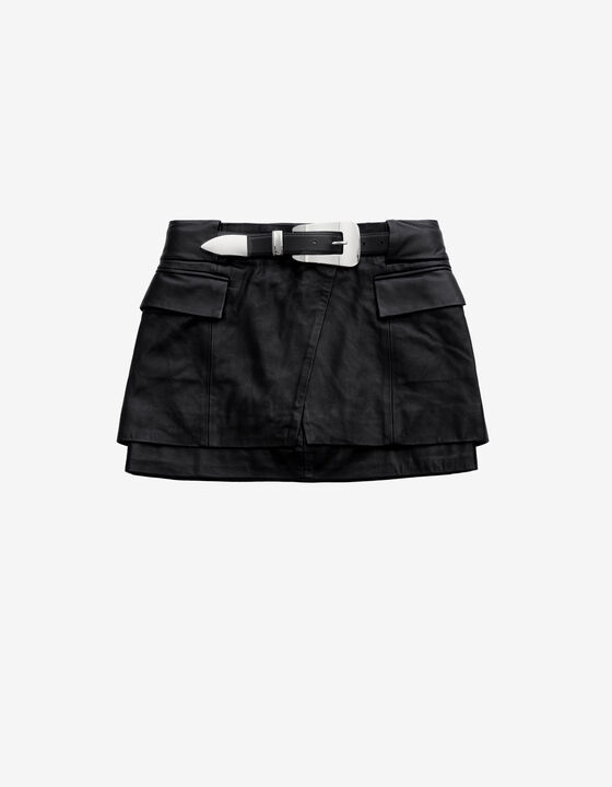 LEATHER SKIRT