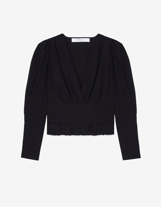 STEPIE V-NECK CROP TOP