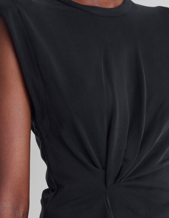 PLEATED T-SHIRT