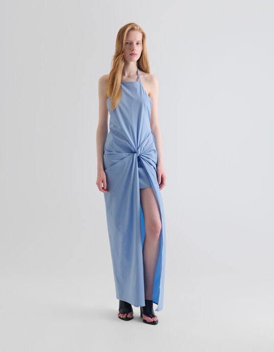 LONG BACKLESS DRESS