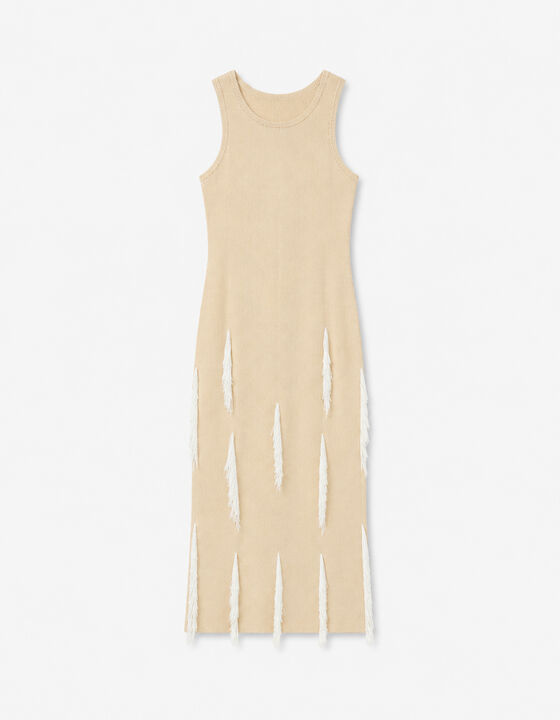 MIDI FRINGED DRESS