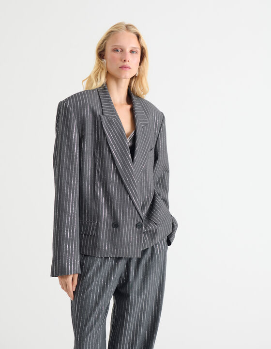 SEQUIN SUIT JACKET
