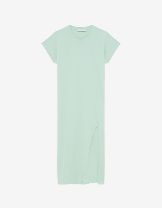SLIT T-SHIRT DRESS