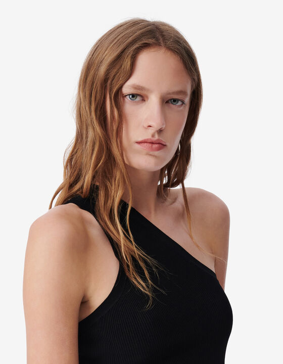 ASYMMETRIC KNIT DRESS