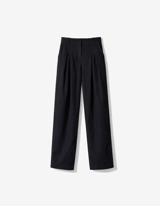 WIDE-LEG PANTS WITH PLEATS