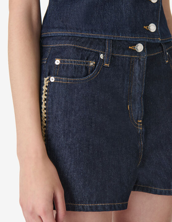 DENIM SHORTS