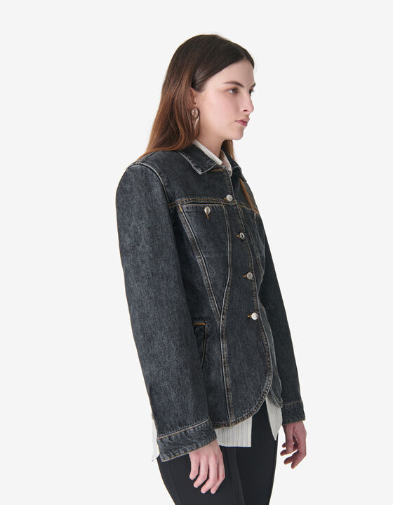 STRUCTURED DENIM JACKET
