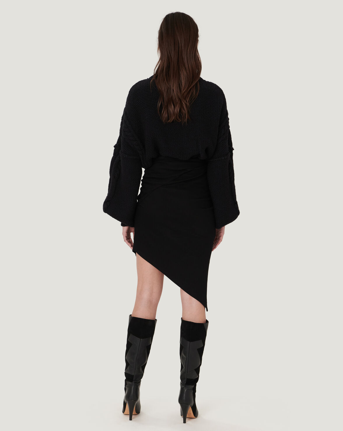 LYME OVERSIZED KNIT TURTLENECK SWEATER image number null