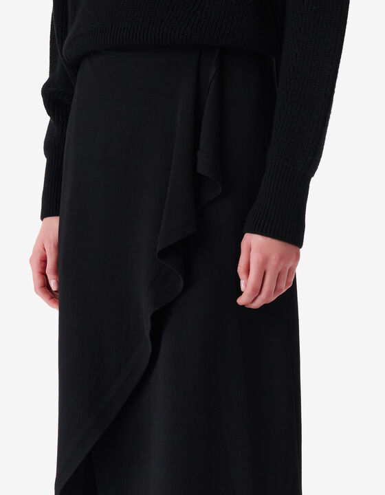 LONG ASYMMETRICAL SKIRT