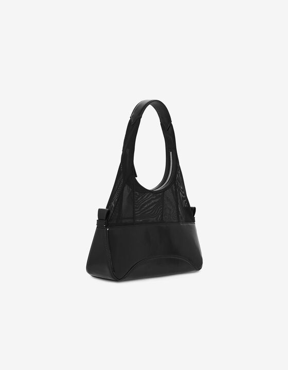 MINI DUAL-MATERIAL HOBO BAG