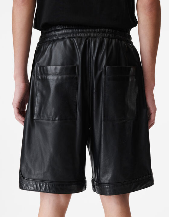 LEATHER SHORTS