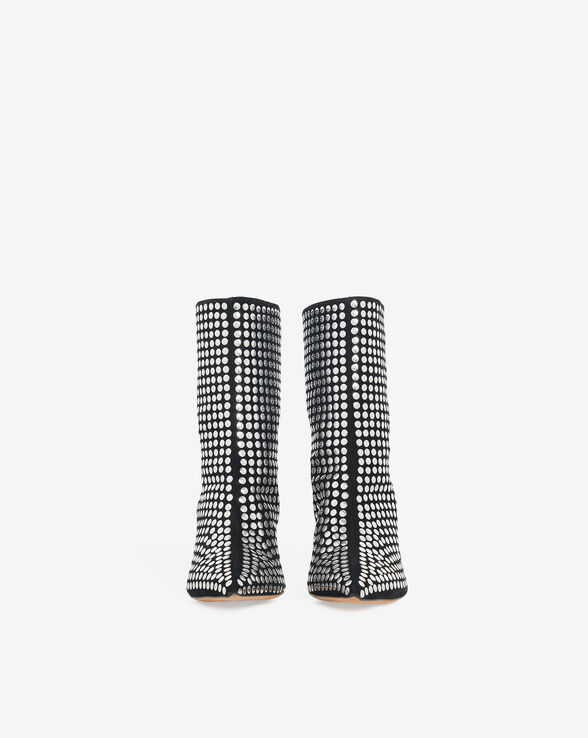DALY STUDS HIGH-HEEL ANKLE BOOTS