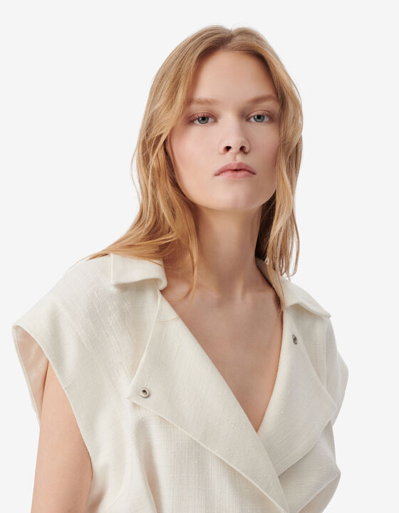 BELTED SHORT JUMPSUIT