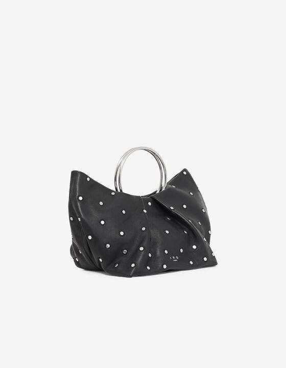 STUDDED LEATHER BAG