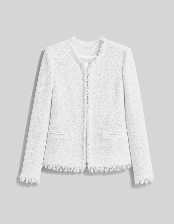 VESTE CLASSIQUE &Agrave; FRANGES