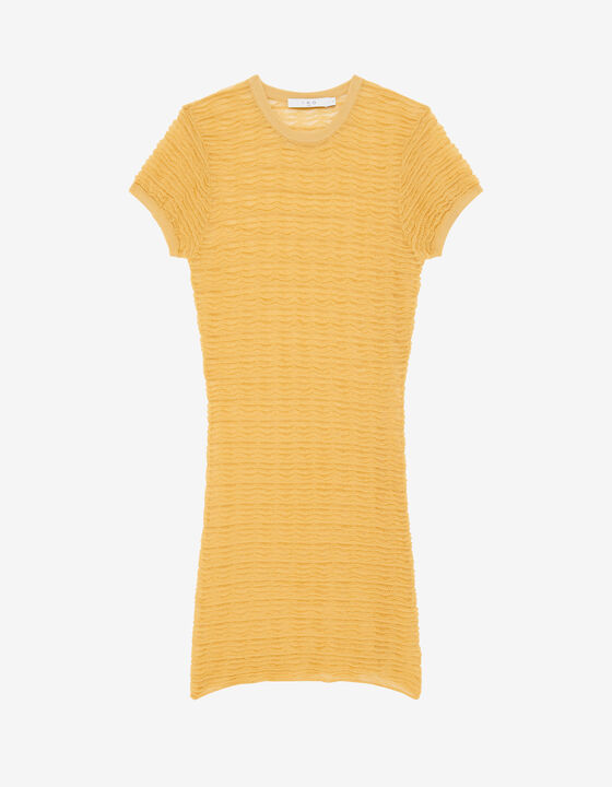 SHORT TEXTURED DRESS