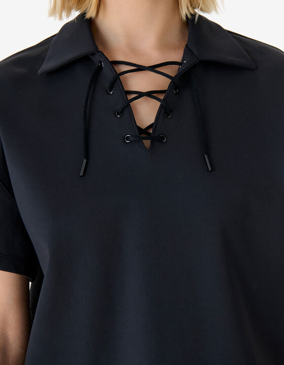 TOP LACED POLO SHIRT