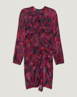 PAOLINA ABSTRACT PRINTED DRESS image number null