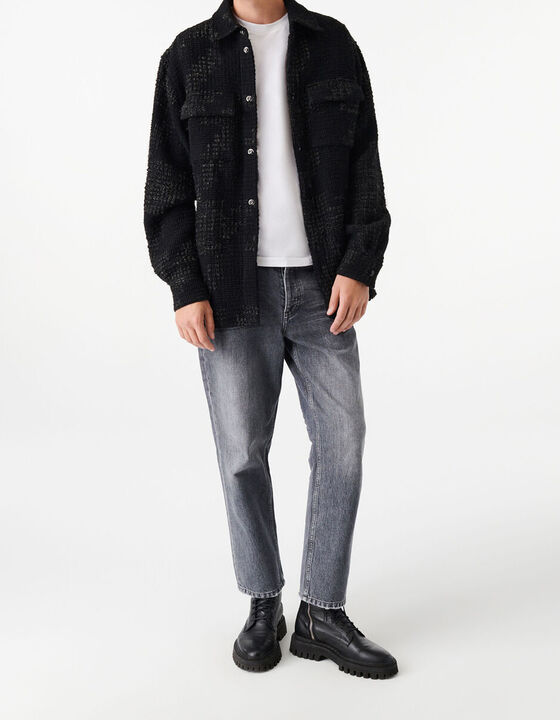 SURCHEMISE EN LAINE TISS&Eacute;E