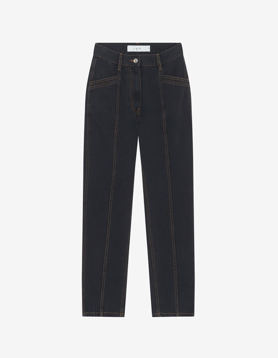 FADED SLIM CUT-OUT JEANS