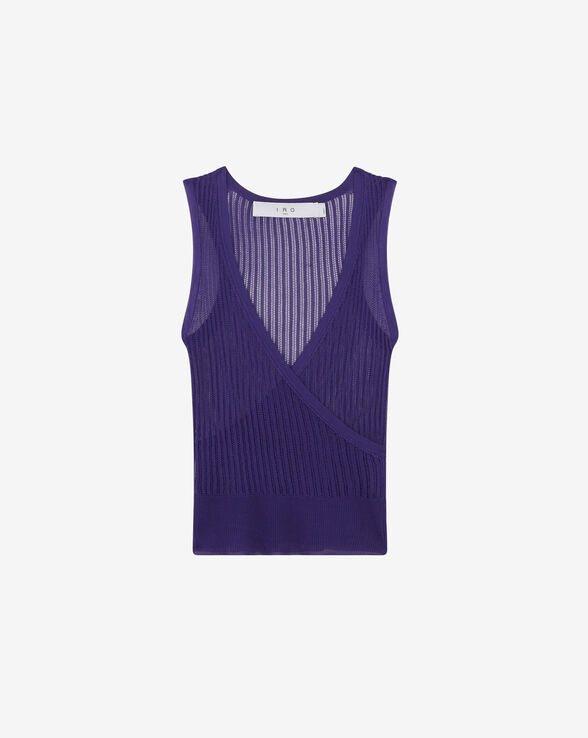 DÉBARDEUR EN MAILLE COGAN