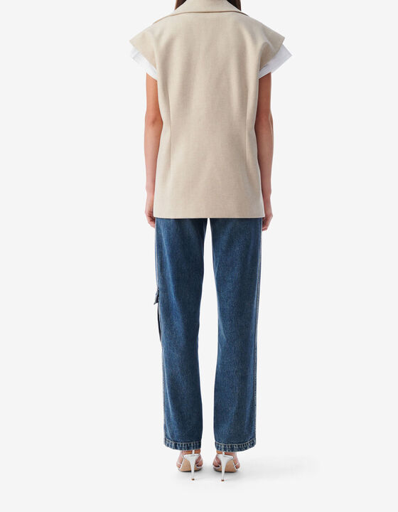 ANNELIE SLEEVELESS JACKET