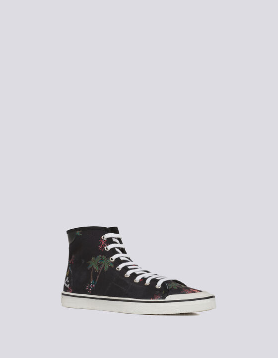 CLANTON HAWAIIAN PRINT HIGH TOP SNEAKERS