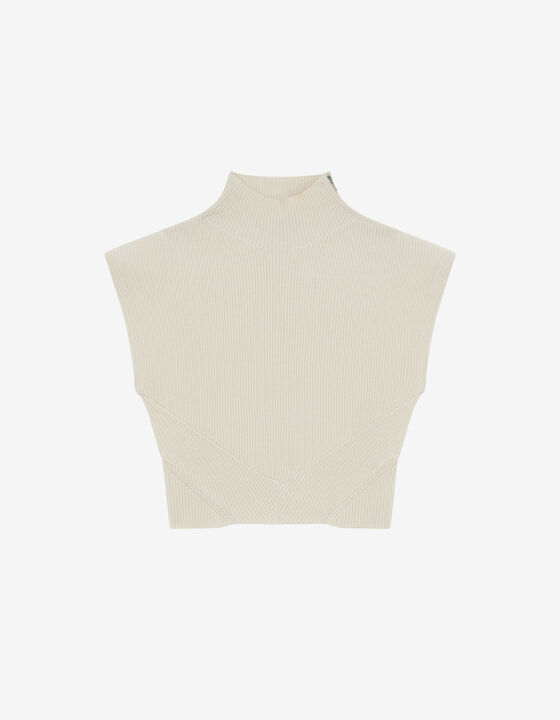 STAND-UP COLLAR SWEATER