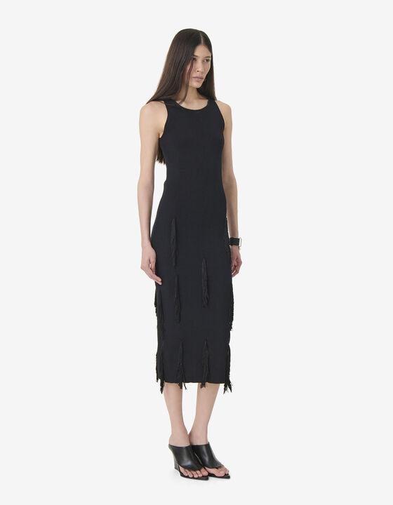 MIDI FRINGED DRESS