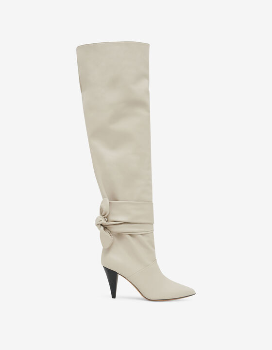 NORIC KNEE-HIGH LEATHER BOOTS