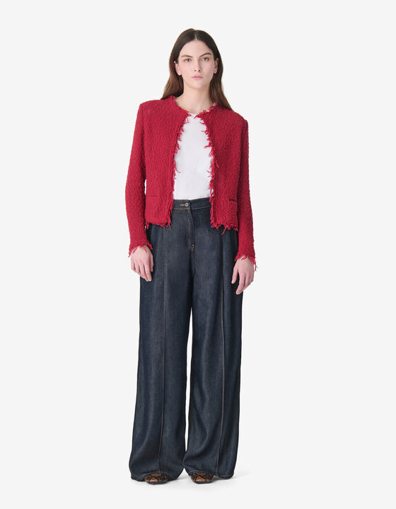 TEXTURED TWEED JACKET