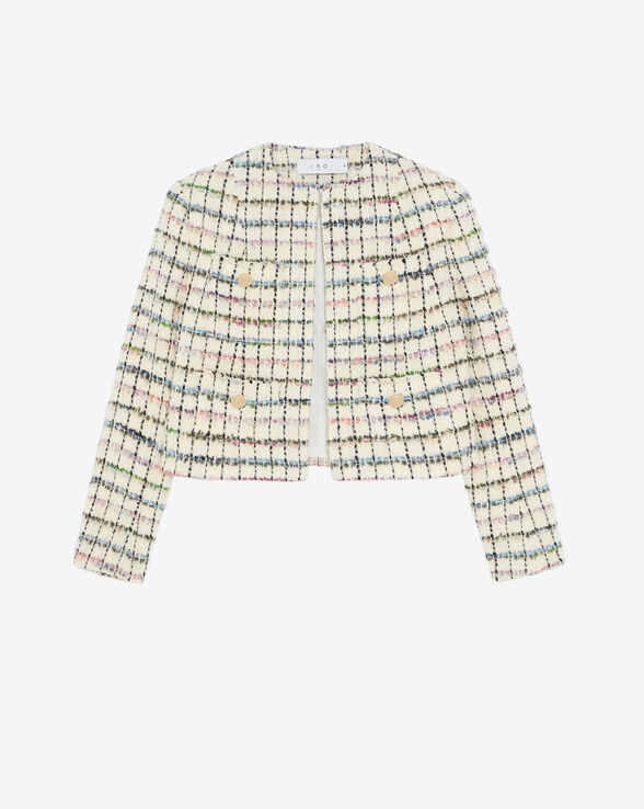 VESTE MULTICOLORE EN TWEED MIORA