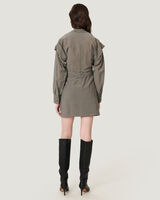 KOYU STRUCTURED PUFF SLEEVE MINI DRESS image number null