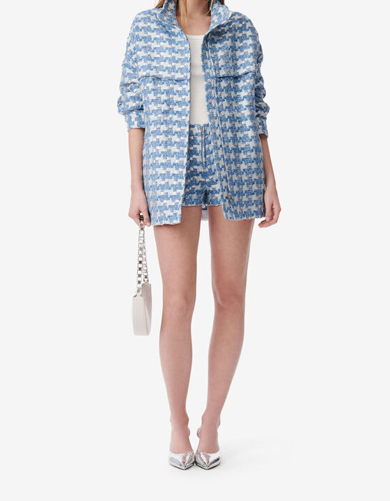 LONG LUREX TWEED JACKET
