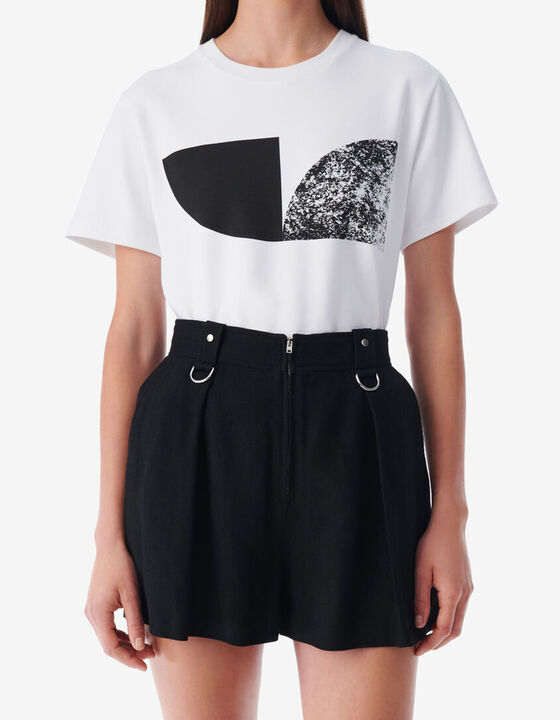 T-SHIRT IMPRIMÉ COL ROND