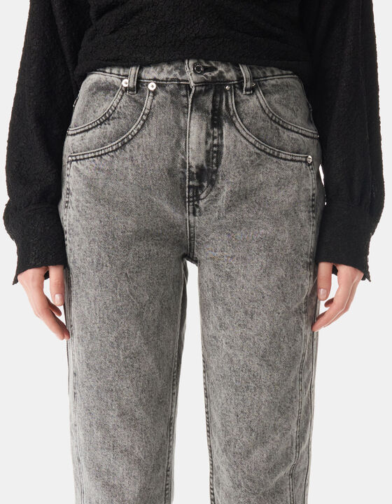 FADED STRAIGHT JEANS