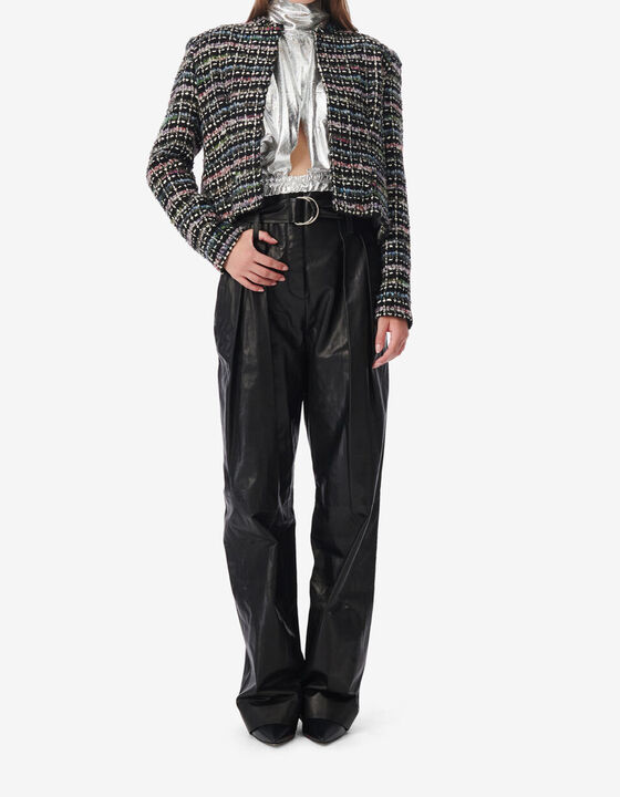 MULTICOLORED TWEED JACKET