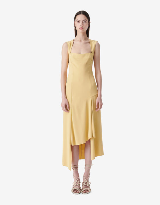 ASYMMETRICAL MIDI DRESS