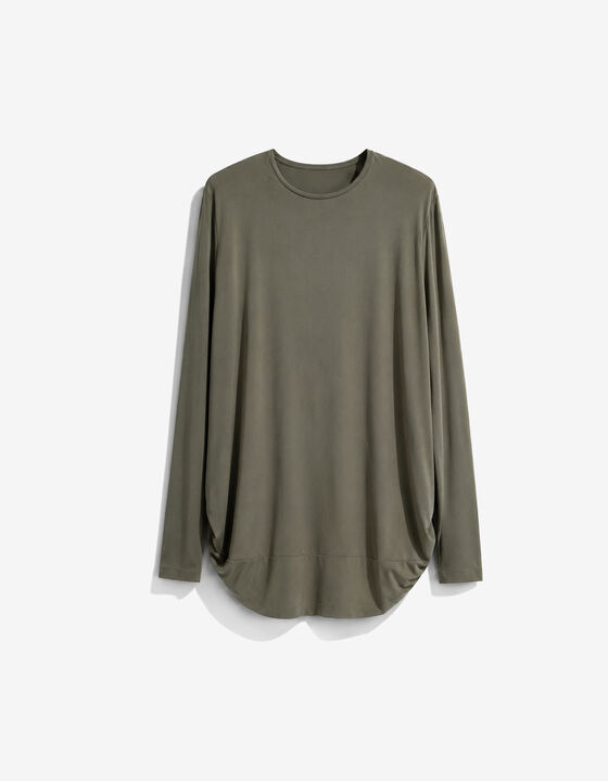RUFFLE T-SHIRT DRESS