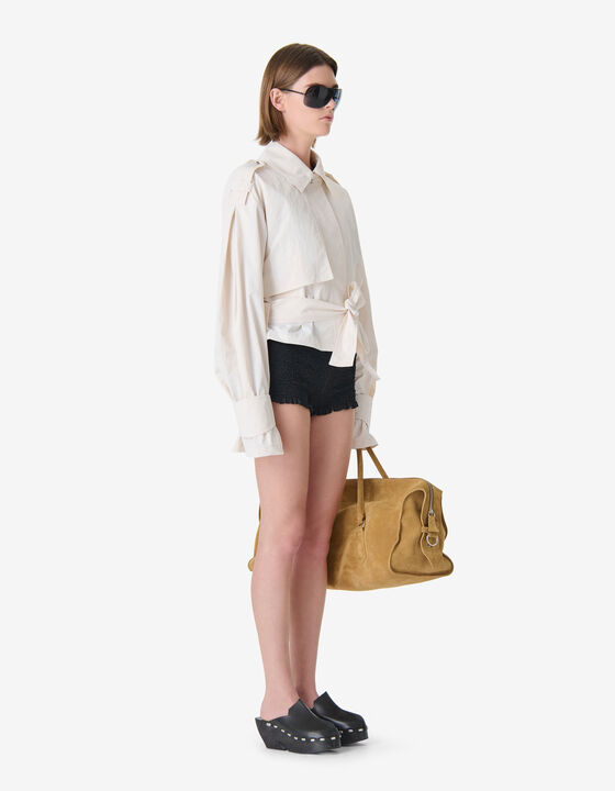 LOOSE-FIT BELTED JACKET