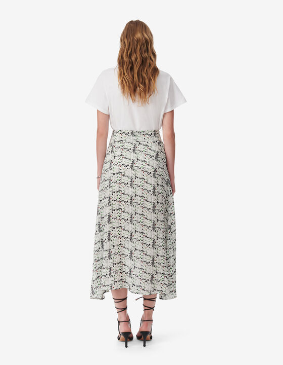 PRINTED LONG SKIRT