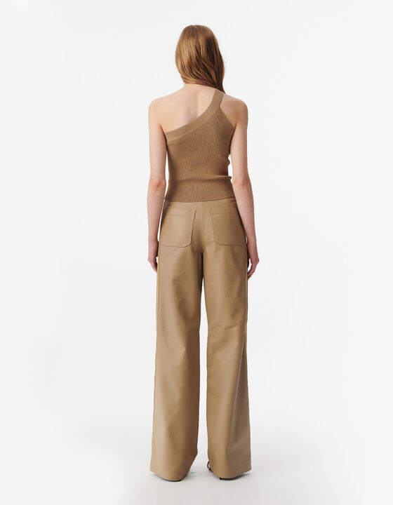 ASYMMETRICAL RIBBED TOP