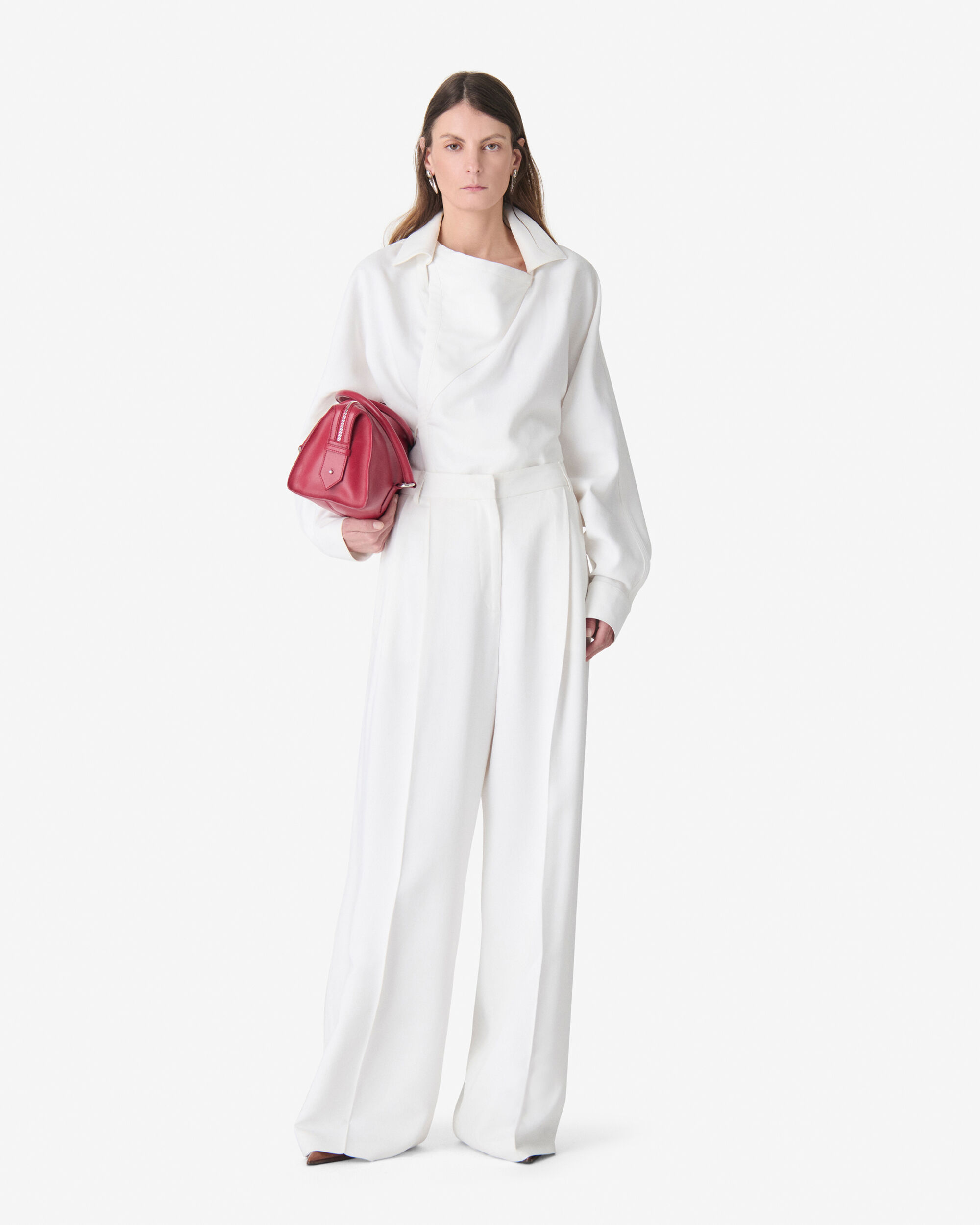 HELIS women white high-waisted pants | IRO