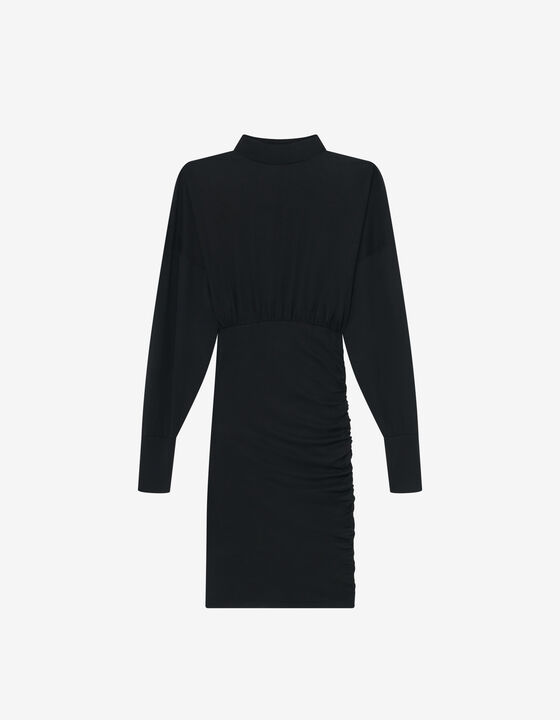 HIGH-NECK JERSEY DRESS