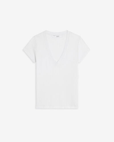 Shop Iro Rodeo Low-cut T-shirt In White