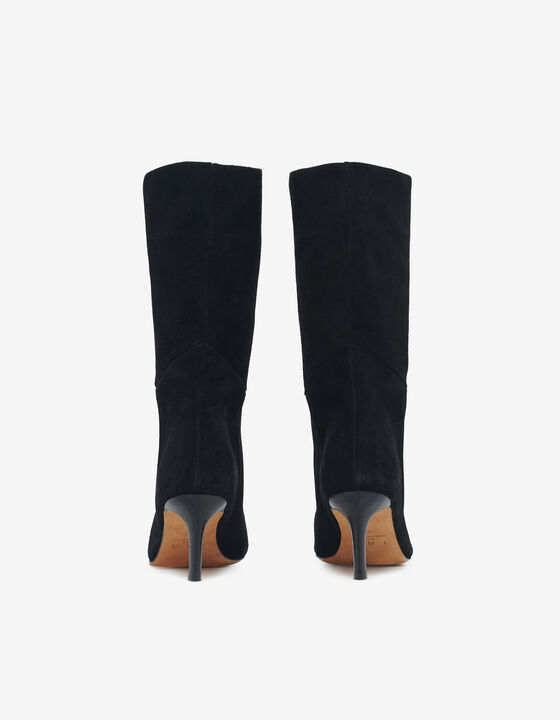 SUEDE LEATHER ANKLE BOOTS