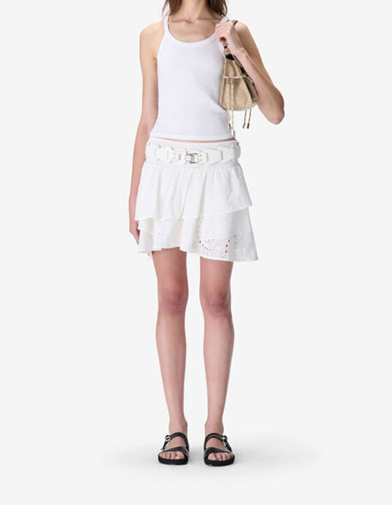 EMBROIDERED SKORT