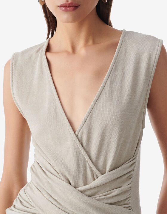 TOP DRAP&Eacute; LUREX